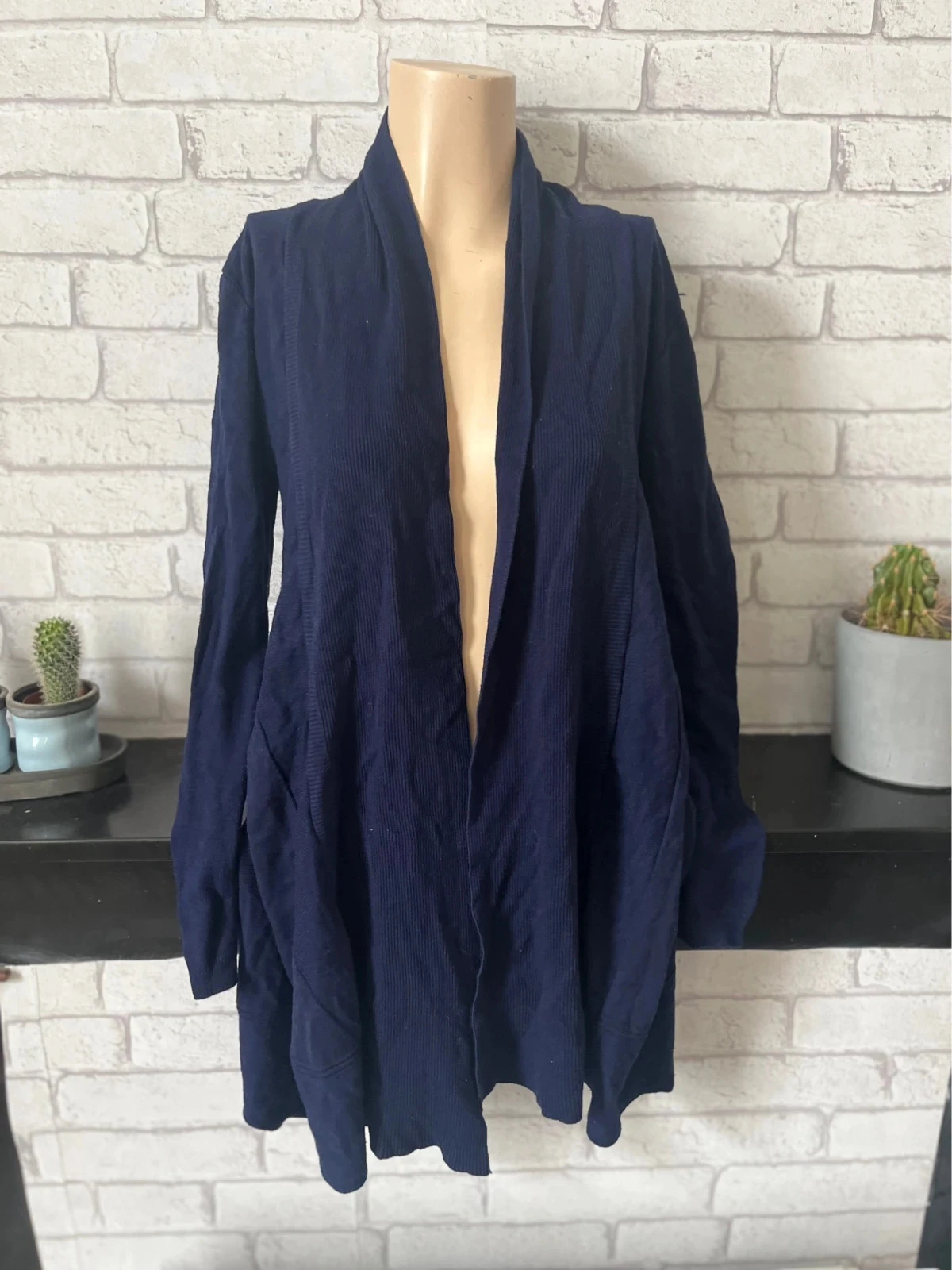 Gilet long bleu – Taille 38/40